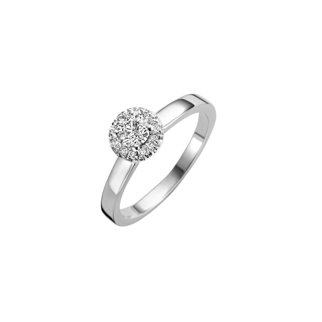 Schaap en Citroen Diamonds ring witgoud met diamant - #1 Schaap en Citroen Diamonds ring witgoud met diamant - #1