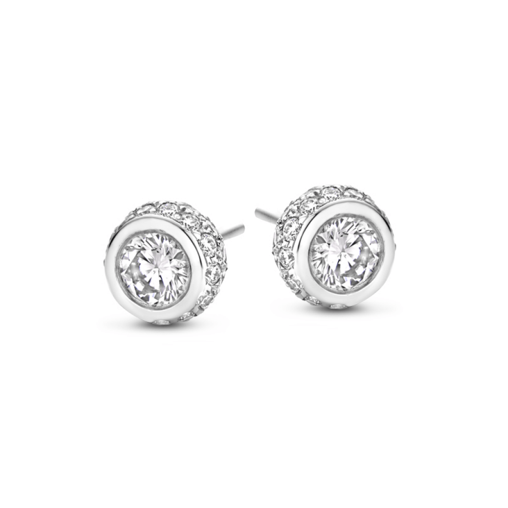 Schaap en Citroen Diamonds oorsieraad witgoud met diamant - #2 Schaap en Citroen Diamonds oorsieraad witgoud met diamant - #2