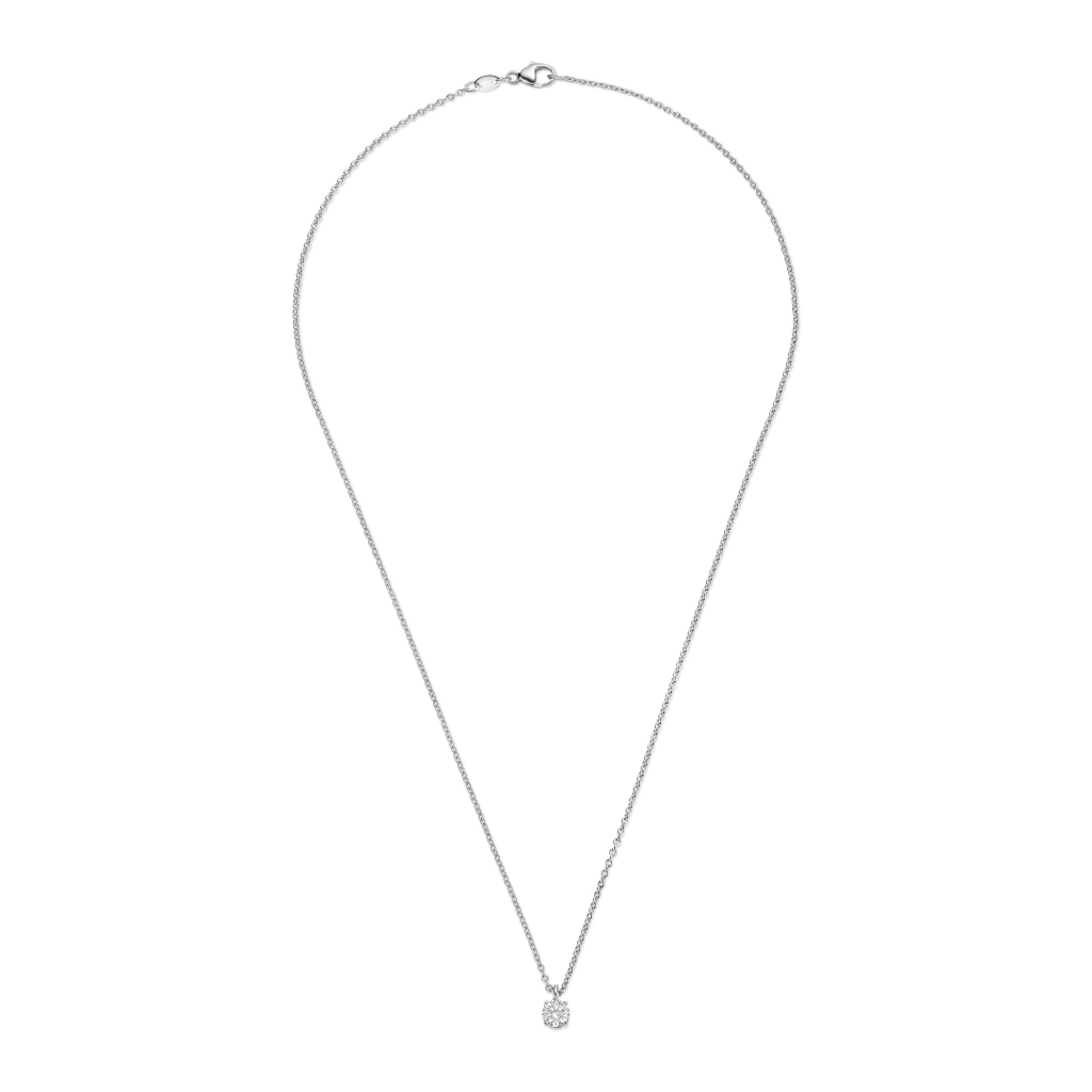 Schaap en Citroen Diamonds collier witgoud met diamant - #4 Schaap en Citroen Diamonds collier witgoud met diamant - #4