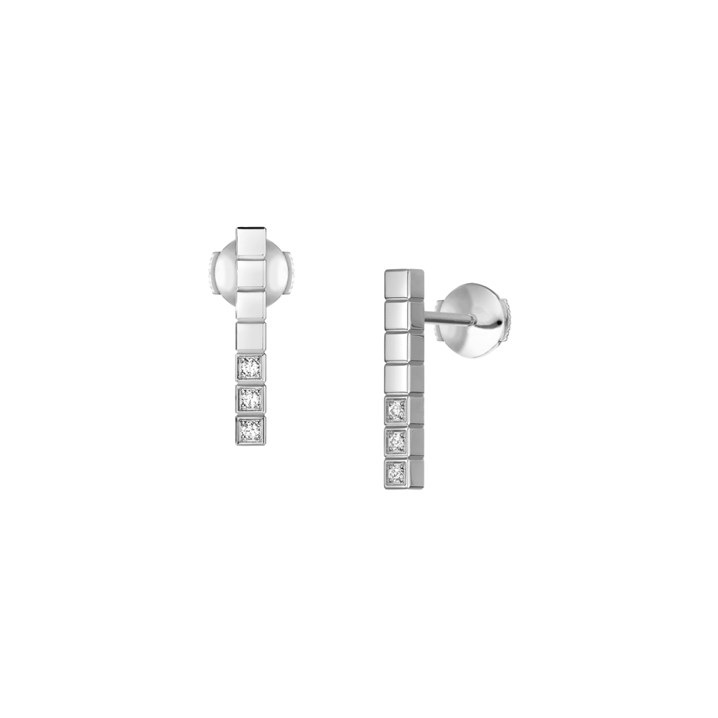 Chopard Ice Cube Mini oorsieraad witgoud met diamant - 837702-1002 - #2 Chopard Ice Cube Mini oorsieraad witgoud met diamant - 837702-1002 - #2