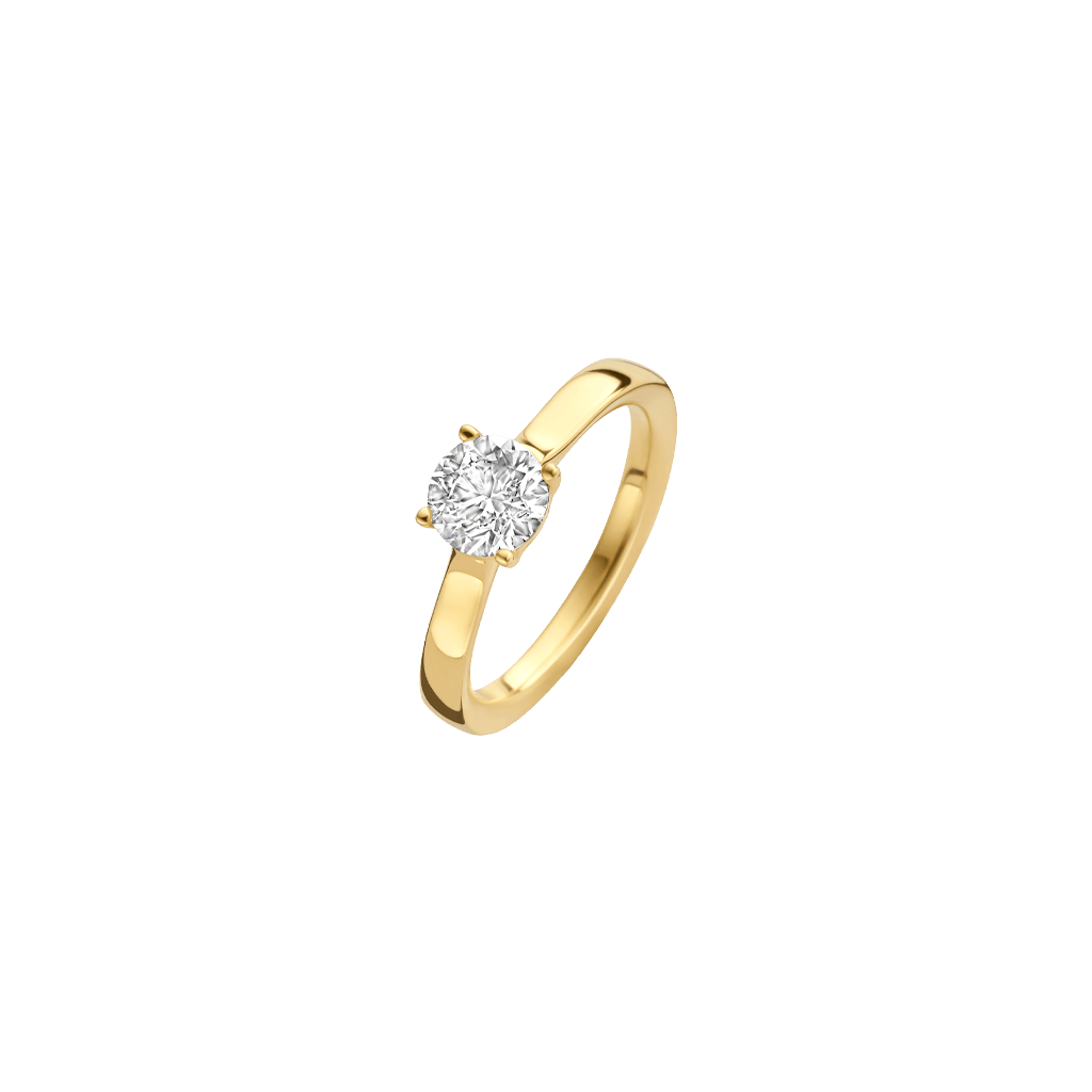 Schaap en Citroen Diamonds ring geelgoud met diamant - #2 Schaap en Citroen Diamonds ring geelgoud met diamant - #2