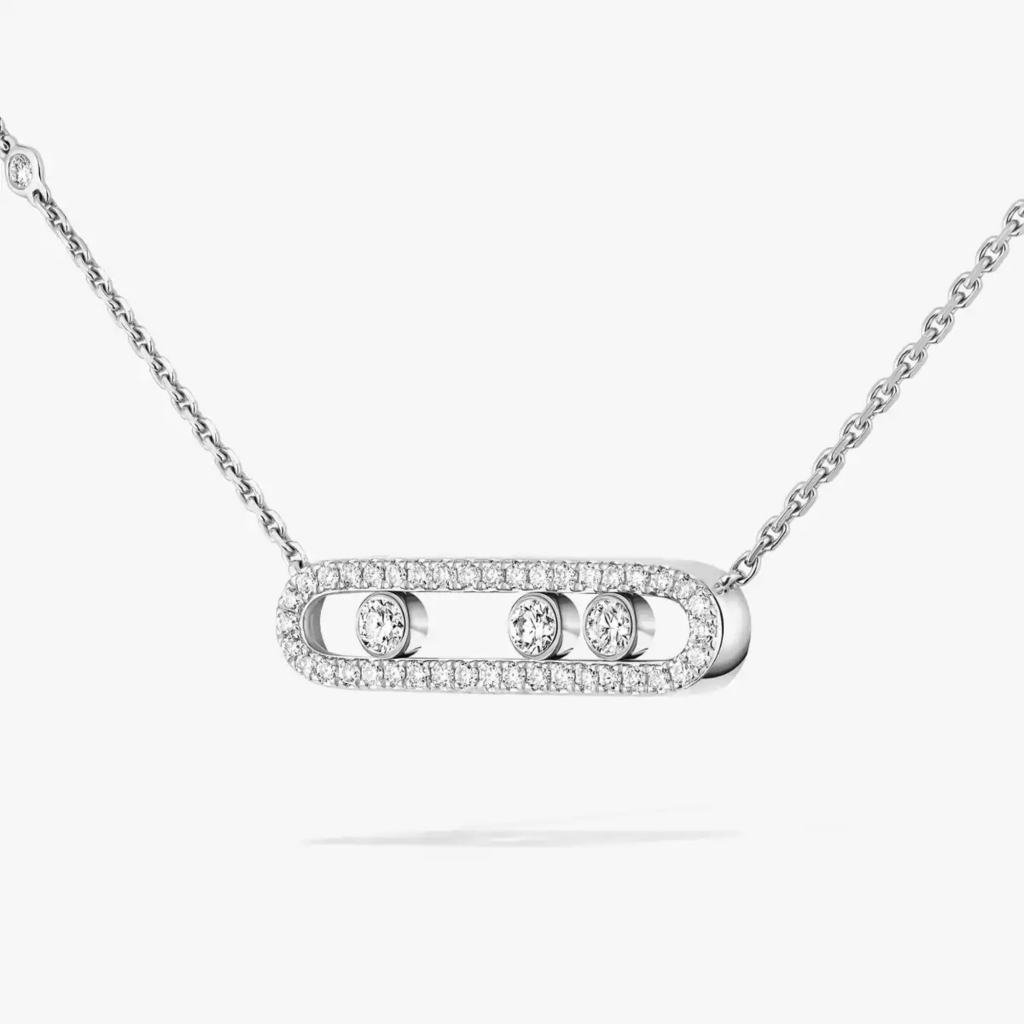 Messika Move Classique Small Model collier witgoud met diamant - 4322-WG - #4 Messika Move Classique Small Model collier witgoud met diamant - 4322-WG - #4