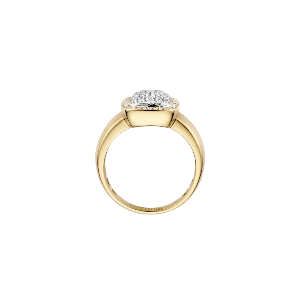 Tirisi Jewelry Milano Exclusive ring geelgoud met diamant - TR9762D(2T) - #3 Tirisi Jewelry Milano Exclusive ring geelgoud met diamant - TR9762D(2T) - #3
