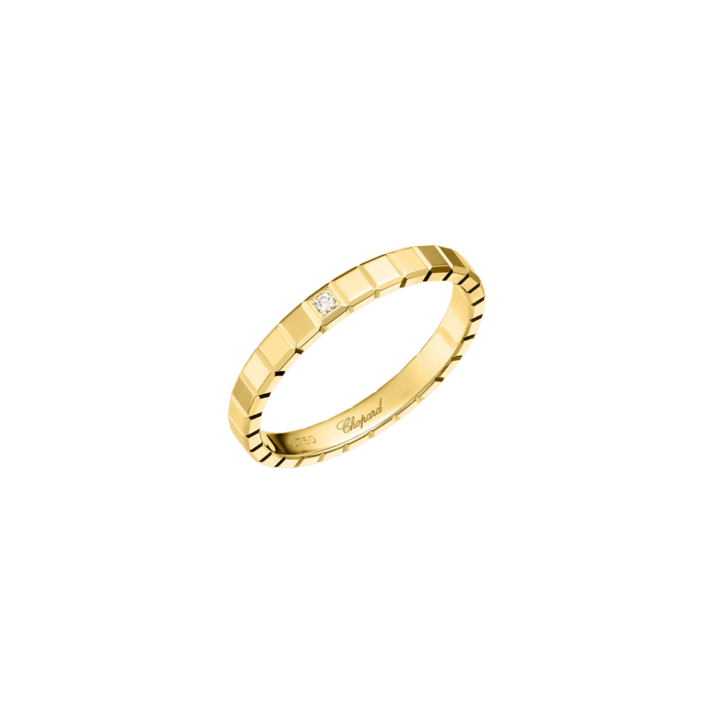 Chopard Ice Cube Mini ring geelgoud met diamant - 827702-0229 - #1 Chopard Ice Cube Mini ring geelgoud met diamant - 827702-0229 - #1