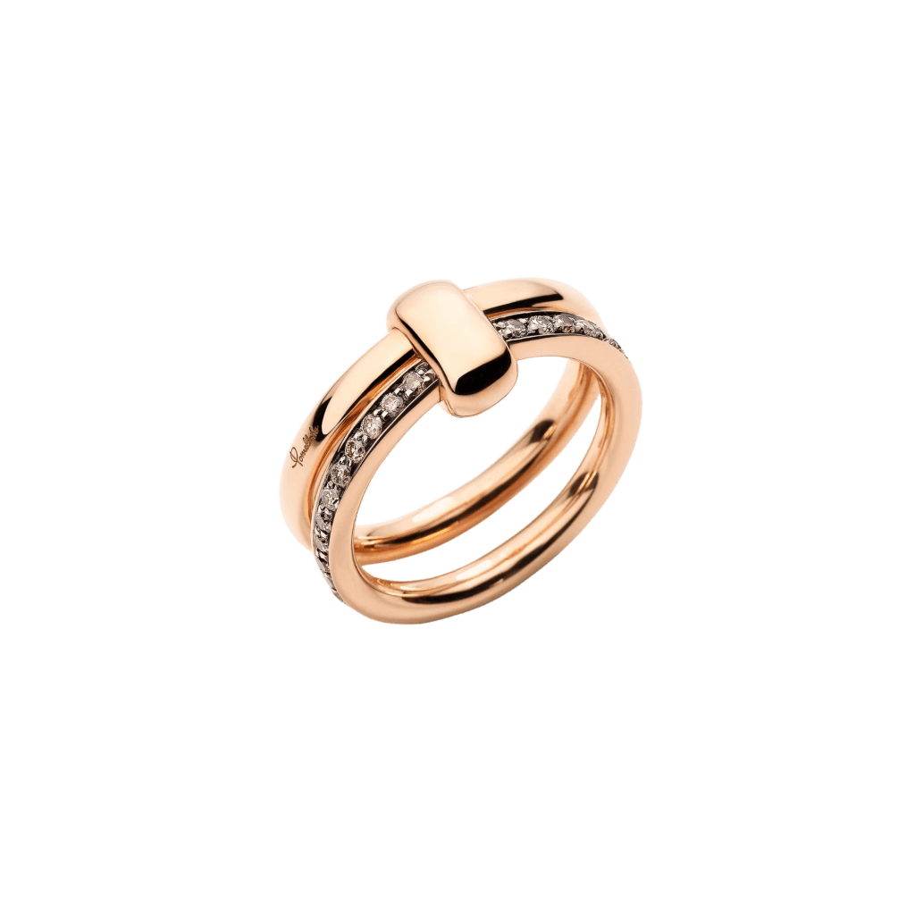 Pomellato Pomellato Together ring roodgoud met diamant - PAC0100 O7BKR DBR00 - #3 Pomellato Pomellato Together ring roodgoud met diamant - PAC0100 O7BKR DBR00 - #3