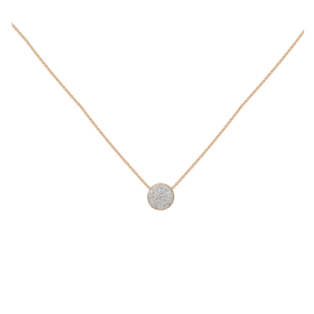 Chantecler Paillettes collier roodgoud met diamant - 41409 - #1 Chantecler Paillettes collier roodgoud met diamant - 41409 - #1