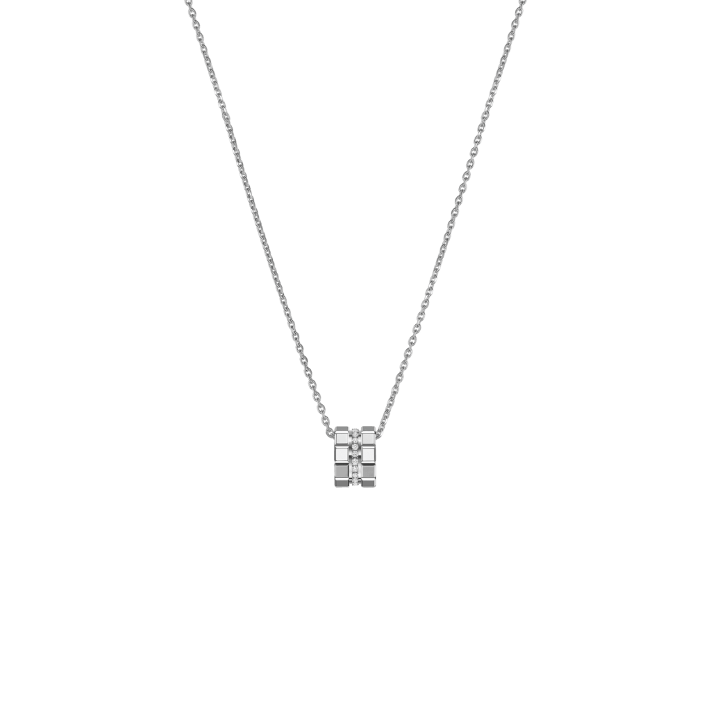 Chopard Ice Cube Mini collier witgoud met diamant - 797005-1003 - #1 Chopard Ice Cube Mini collier witgoud met diamant - 797005-1003 - #1