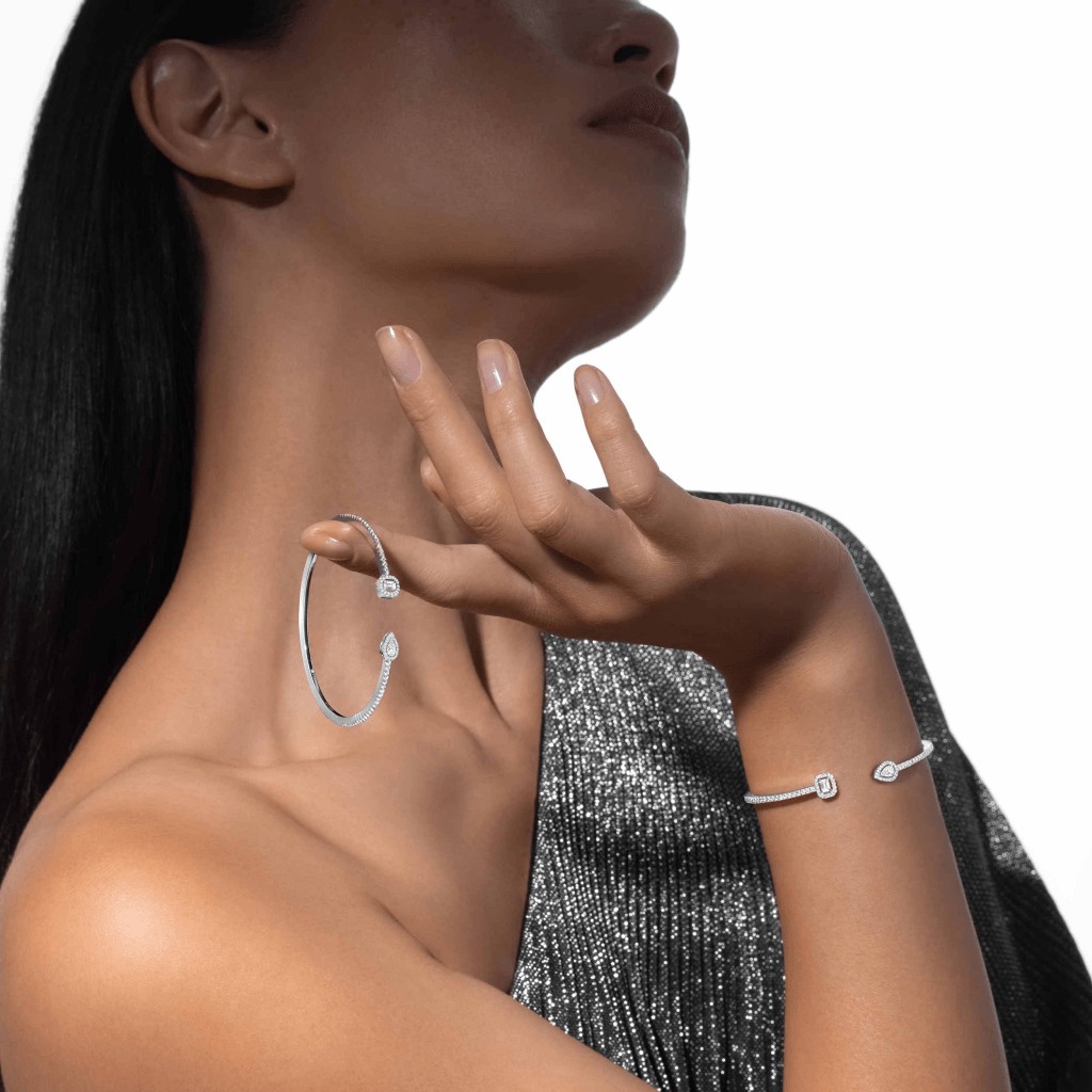 Messika My Twin Toi And Moi armband witgoud met diamant - 6161-WG - #2 Messika My Twin Toi And Moi armband witgoud met diamant - 6161-WG - #2
