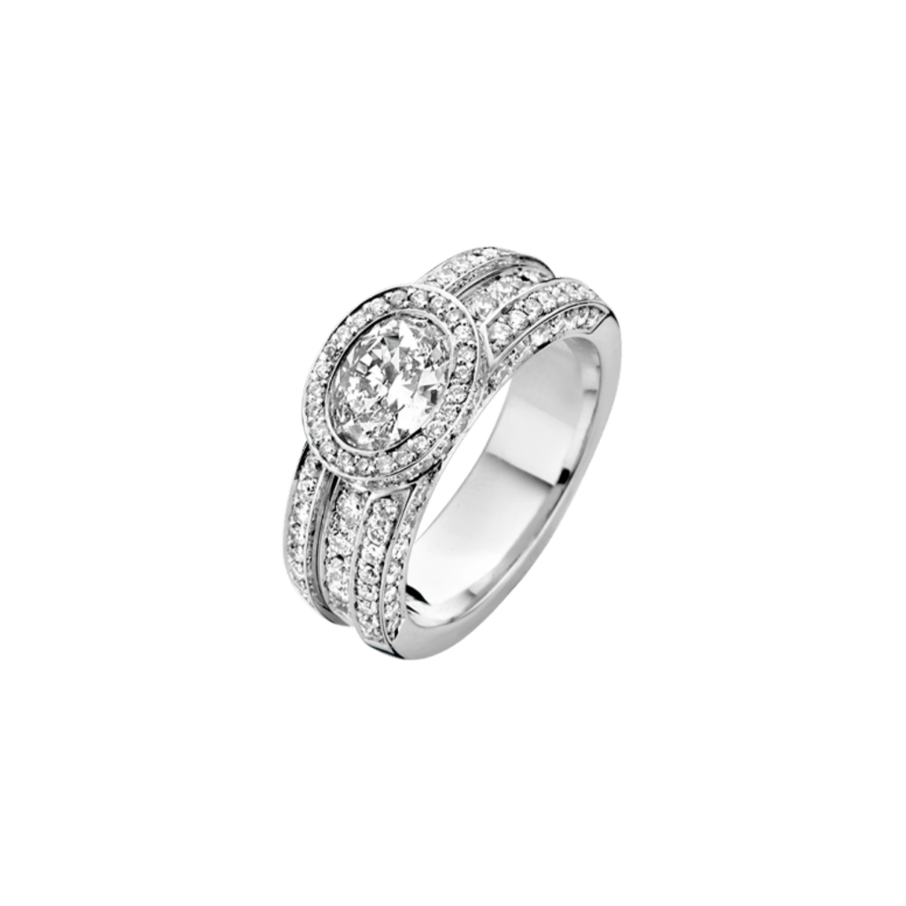 Schaap en Citroen Diamonds ring witgoud met diamant - #1 Schaap en Citroen Diamonds ring witgoud met diamant - #1