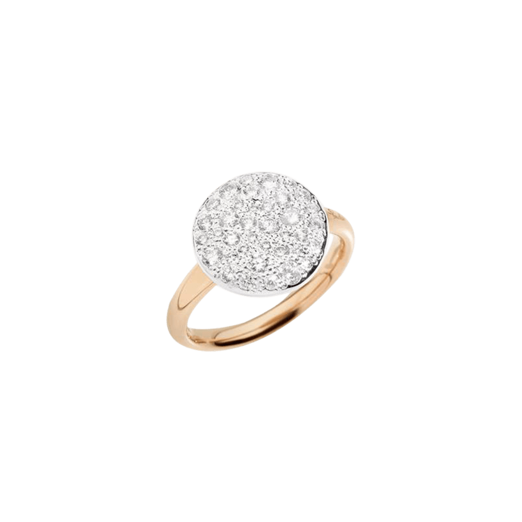 Pomellato Sabbia ring roodgoud met diamant - PAB2040 O7000 DB000 - #2 Pomellato Sabbia ring roodgoud met diamant - PAB2040 O7000 DB000 - #2