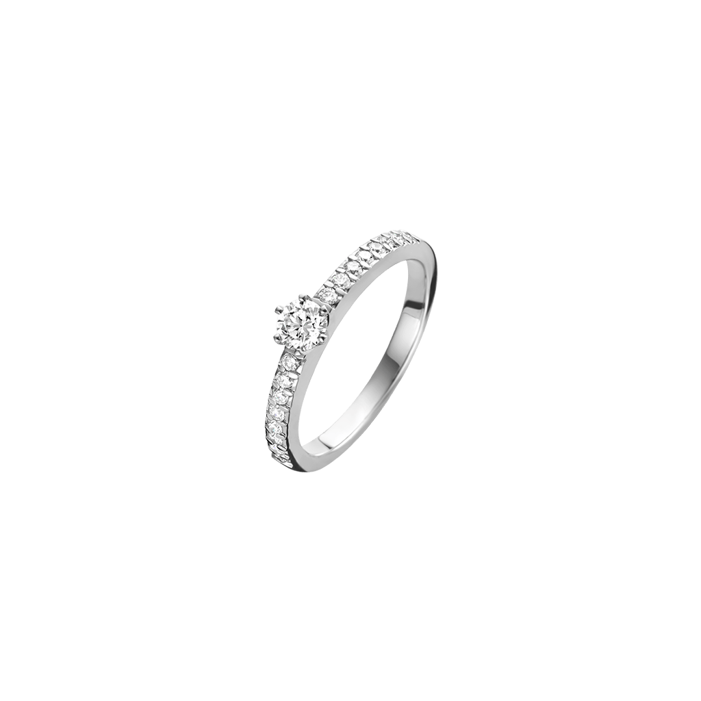 Schaap en Citroen Diamonds ring witgoud met diamant - #3 Schaap en Citroen Diamonds ring witgoud met diamant - #3