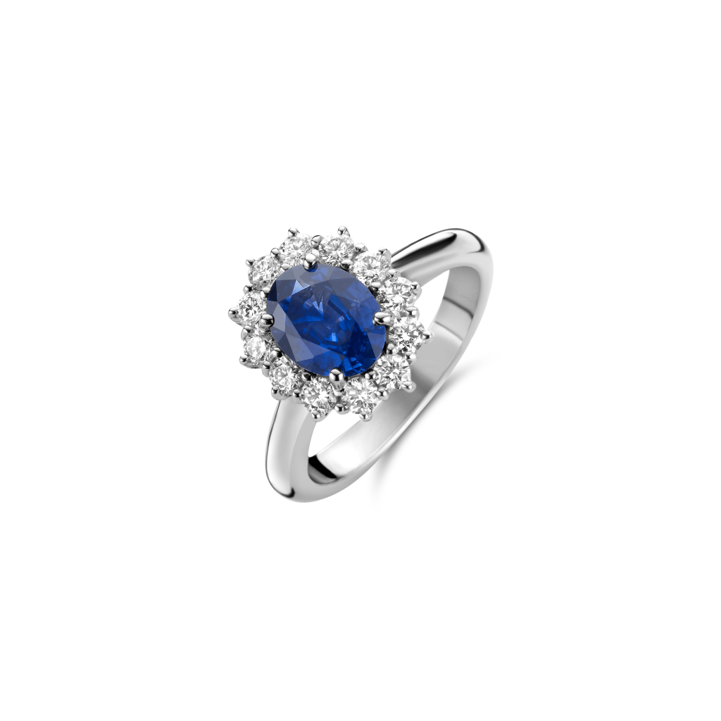 Schaap en Citroen Colours ring witgoud met diamant - #2 Schaap en Citroen Colours ring witgoud met diamant - #2