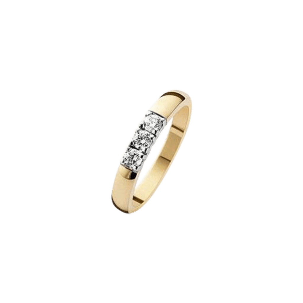 Schaap en Citroen Diamonds ring geelgoud met diamant - #1 Schaap en Citroen Diamonds ring geelgoud met diamant - #1