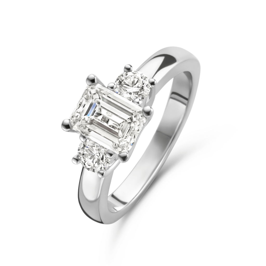 Schaap en Citroen Diamonds ring witgoud met diamant - #2 Schaap en Citroen Diamonds ring witgoud met diamant - #2