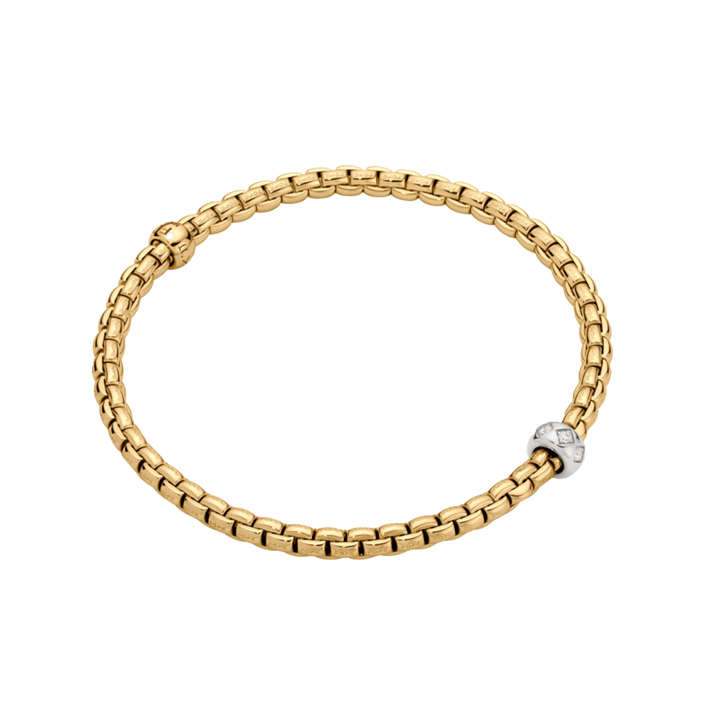 FOPE Eka armband geelgoud met diamant - 73101BX_BB_G_XBX_00S - #1 FOPE Eka armband geelgoud met diamant - 73101BX_BB_G_XBX_00S - #1