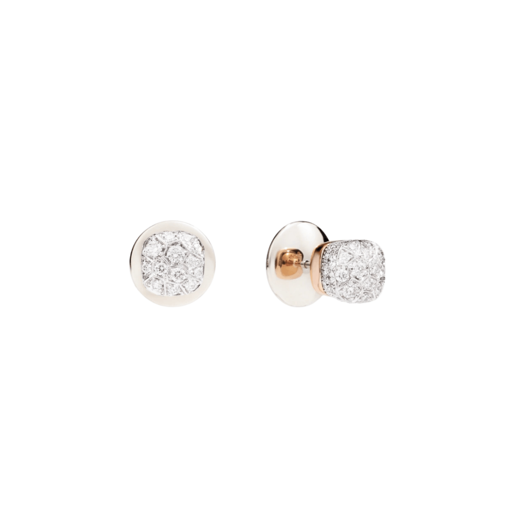 Pomellato Nudo Solitaire oorsieraad roodgoud met diamant - POB7040 O6000 DB000 - #1 Pomellato Nudo Solitaire oorsieraad roodgoud met diamant - POB7040 O6000 DB000 - #1