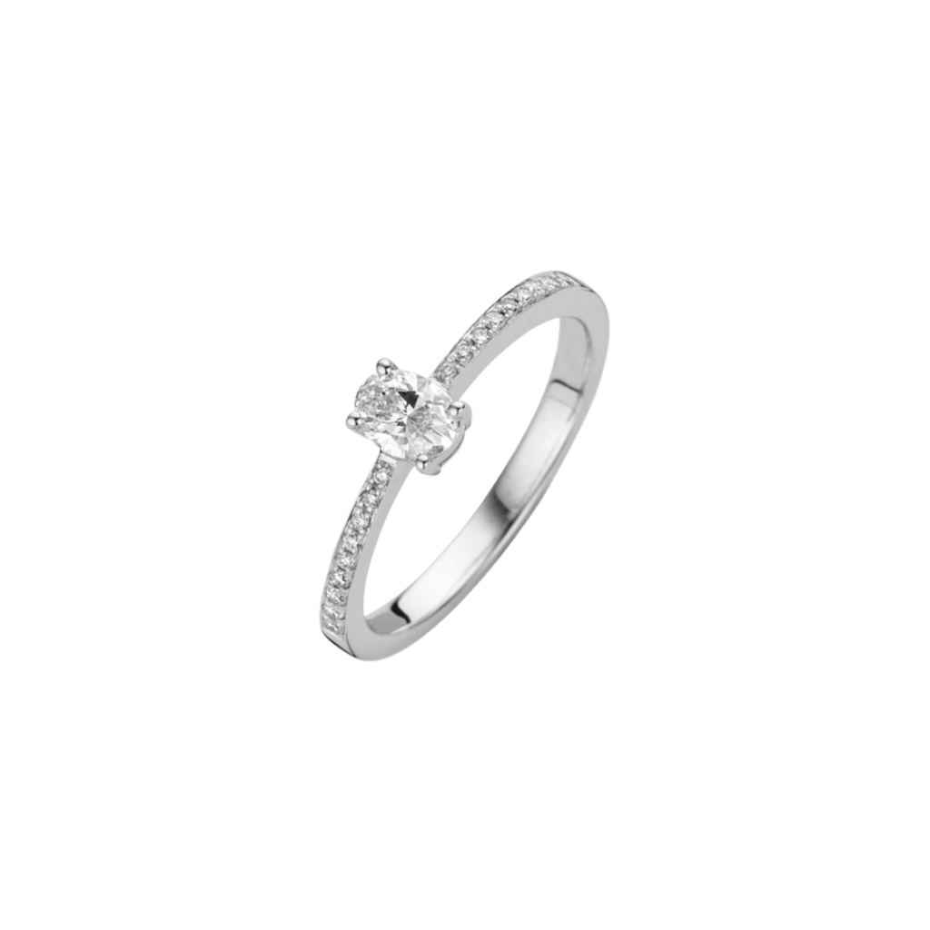 Schaap en Citroen Diamonds ring witgoud met diamant - #1 Schaap en Citroen Diamonds ring witgoud met diamant - #1