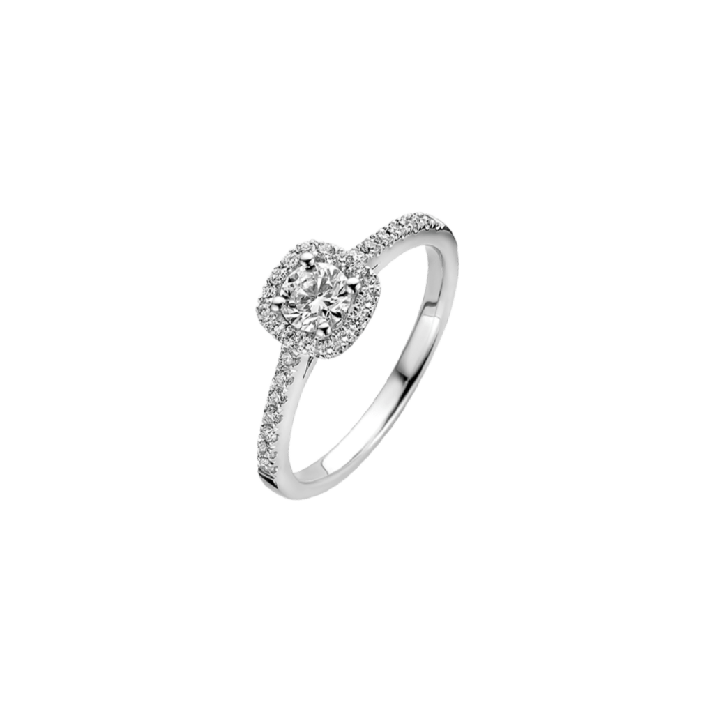 Schaap en Citroen Diamonds ring witgoud met diamant - #2 Schaap en Citroen Diamonds ring witgoud met diamant - #2