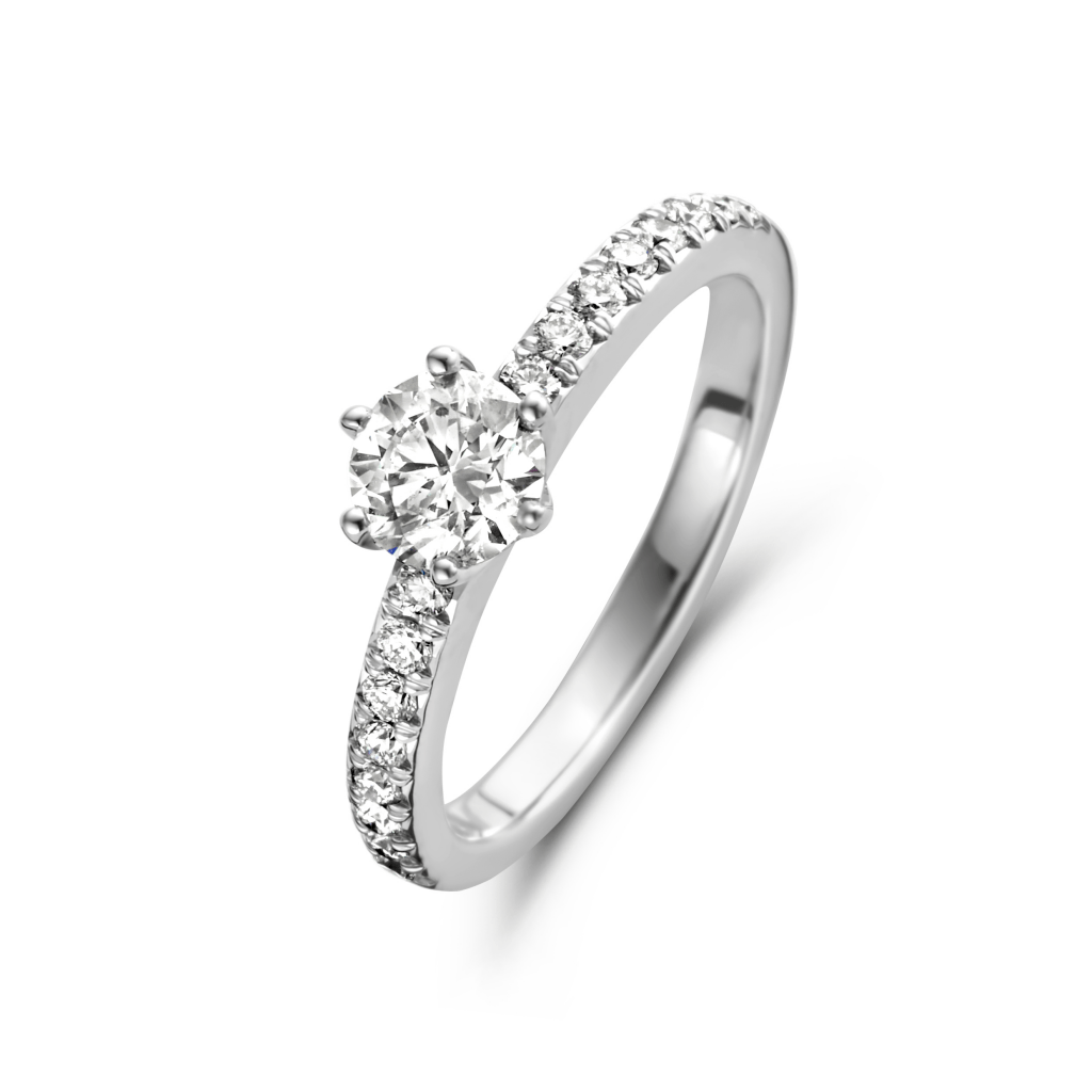 Schaap en Citroen Diamonds ring witgoud met diamant - #2 Schaap en Citroen Diamonds ring witgoud met diamant - #2