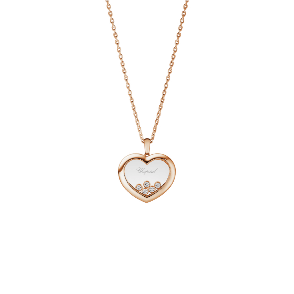 Chopard Happy Diamonds Icons Heart collier roodgoud met diamant - 79A039-5001 - #1 Chopard Happy Diamonds Icons Heart collier roodgoud met diamant - 79A039-5001 - #1