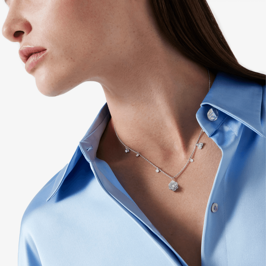 Piaget Rose collier witgoud met diamant - G37UB500 - #3 Piaget Rose collier witgoud met diamant - G37UB500 - #3