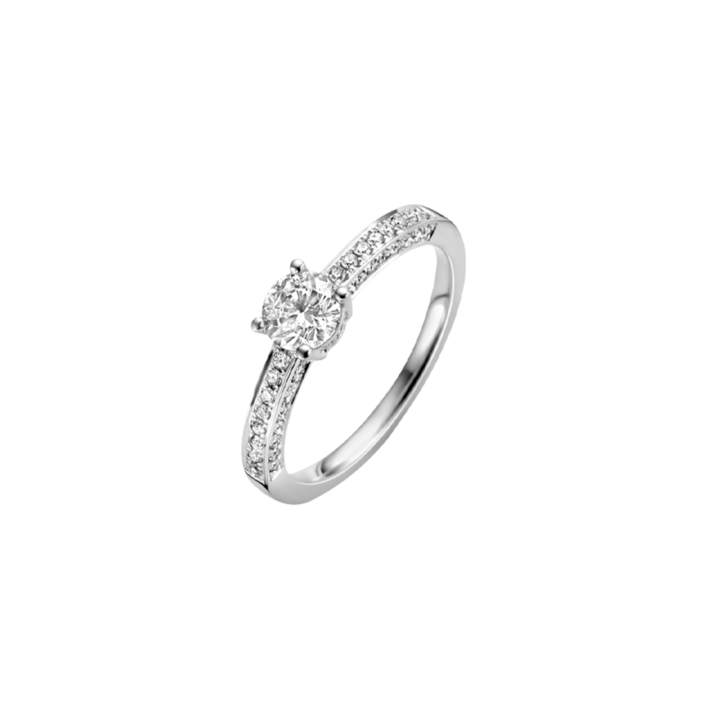 Schaap en Citroen Diamonds ring witgoud met diamant - #1 Schaap en Citroen Diamonds ring witgoud met diamant - #1