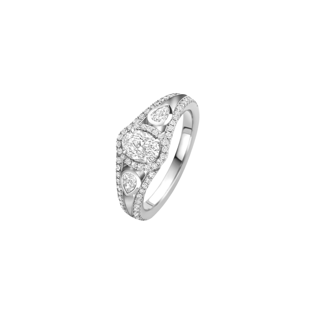 Schaap en Citroen Diamonds ring witgoud met diamant - #1 Schaap en Citroen Diamonds ring witgoud met diamant - #1