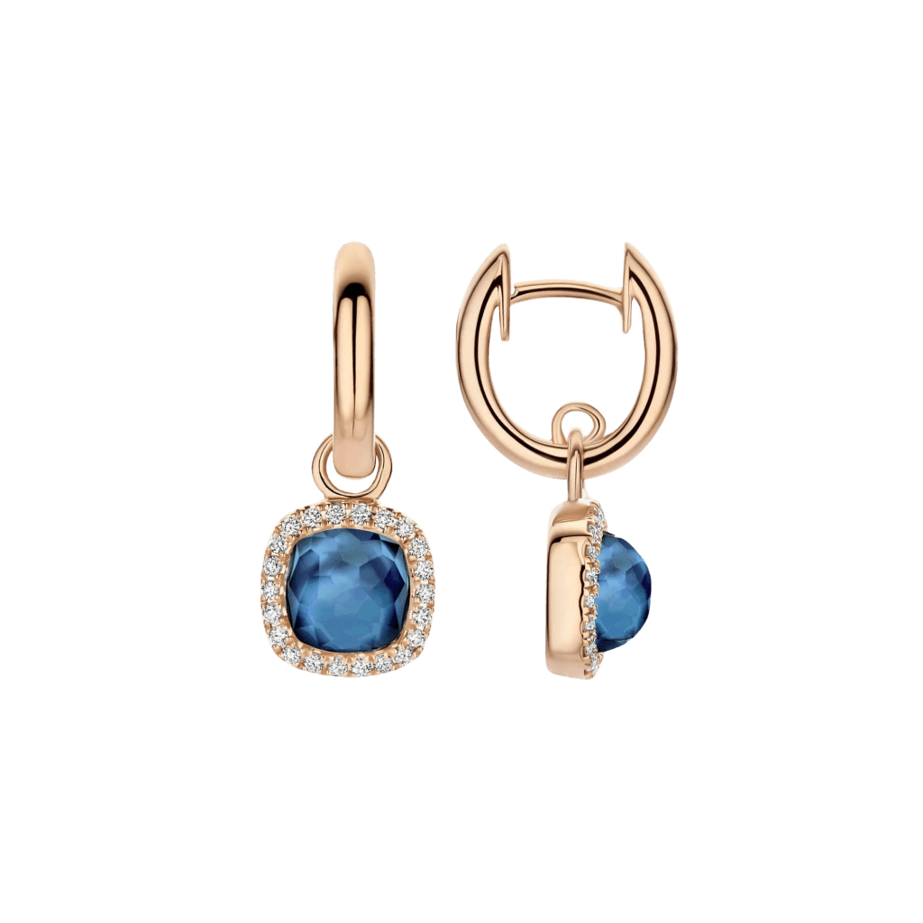 Tirisi Jewelry Milano Sweeties oorsieraad roodgoud met diamant - TE9317LBTP - #2 Tirisi Jewelry Milano Sweeties oorsieraad roodgoud met diamant - TE9317LBTP - #2