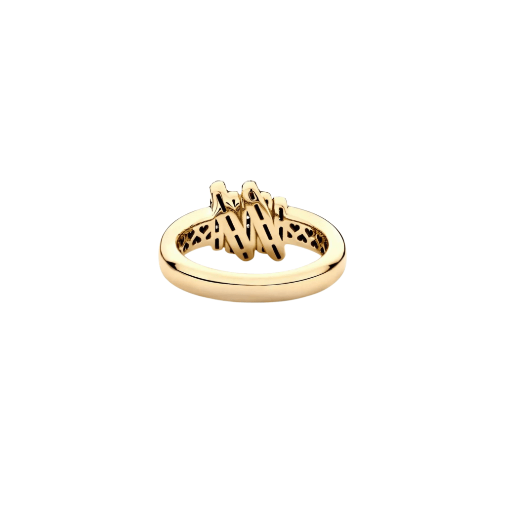 Tirisi Jewelry Amsterdam Swirl ring geelgoud met diamant - TR1231D(2T) - #4 Tirisi Jewelry Amsterdam Swirl ring geelgoud met diamant - TR1231D(2T) - #4