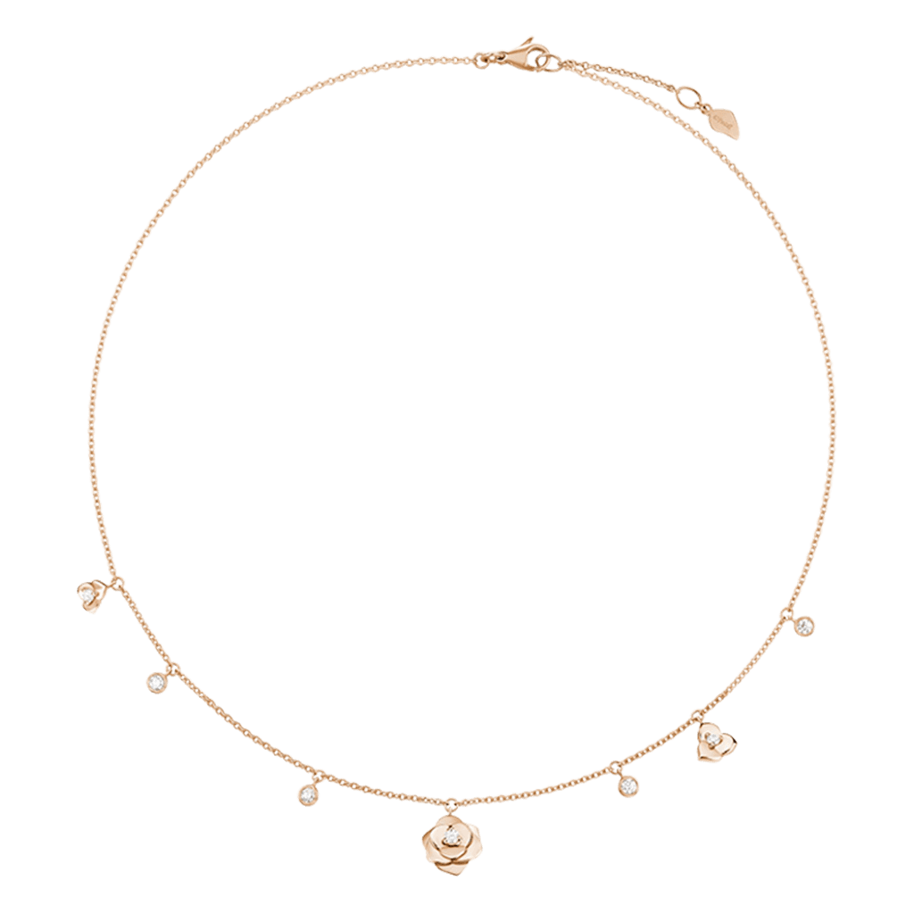 Piaget Rose collier roodgoud met diamant - G37UB600 - #2 Piaget Rose collier roodgoud met diamant - G37UB600 - #2