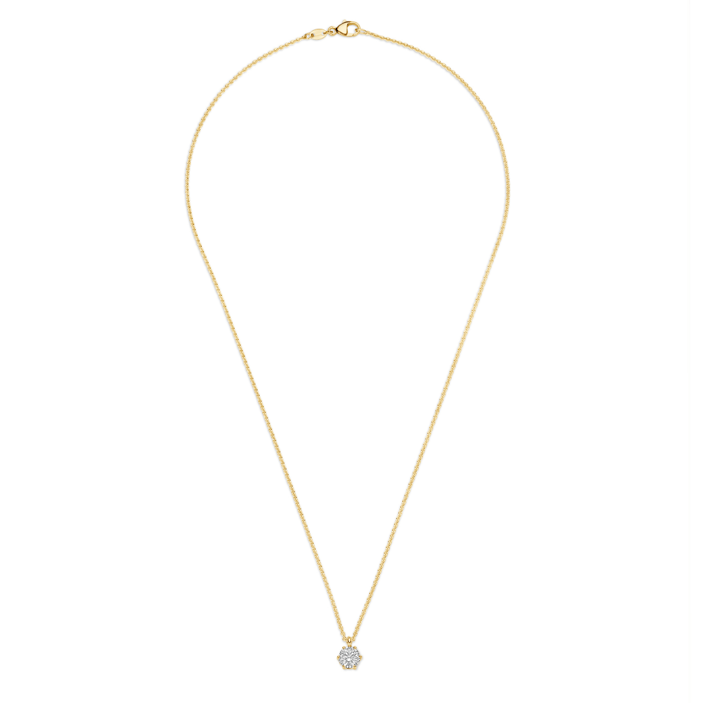 Schaap en Citroen Diamonds collier geelgoud met diamant - #3 Schaap en Citroen Diamonds collier geelgoud met diamant - #3