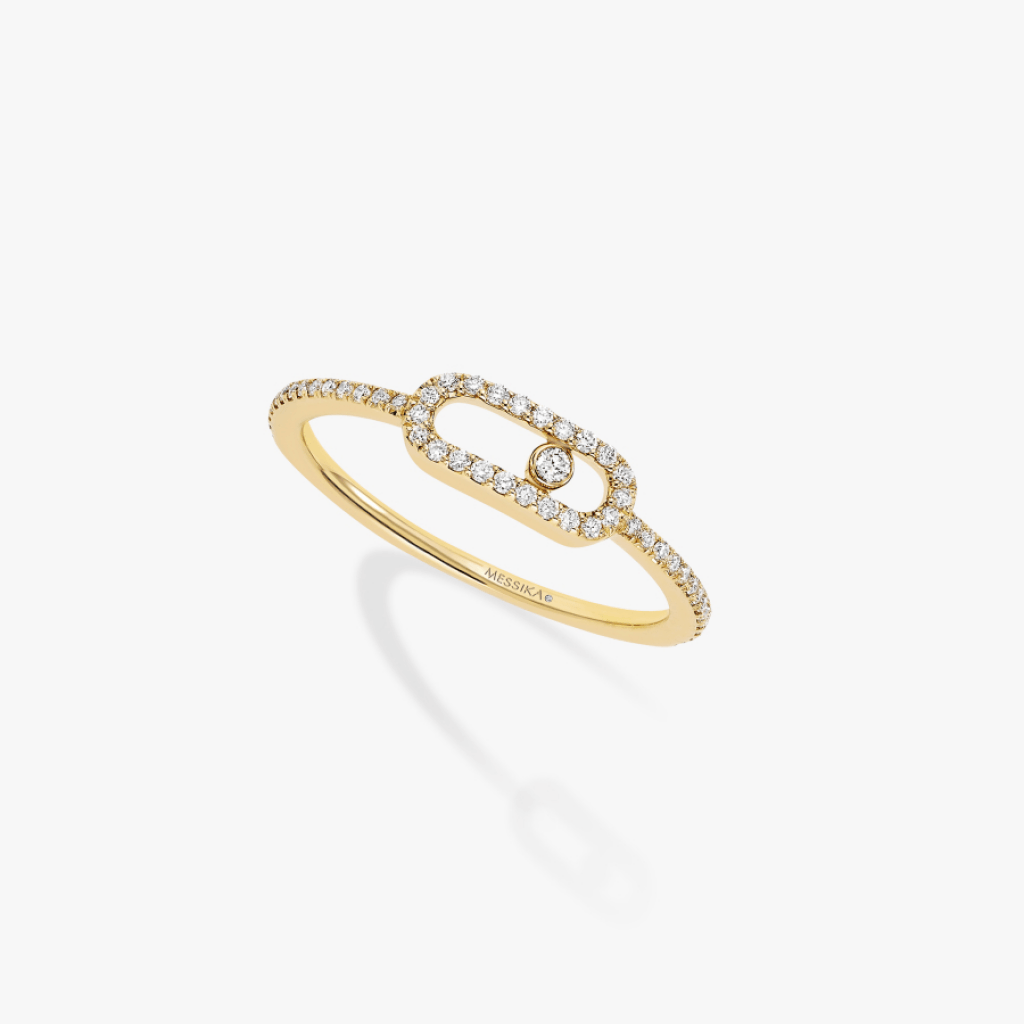 Messika Move Uno ring geelgoud met diamant - 5630-YG - #3 Messika Move Uno ring geelgoud met diamant - 5630-YG - #3