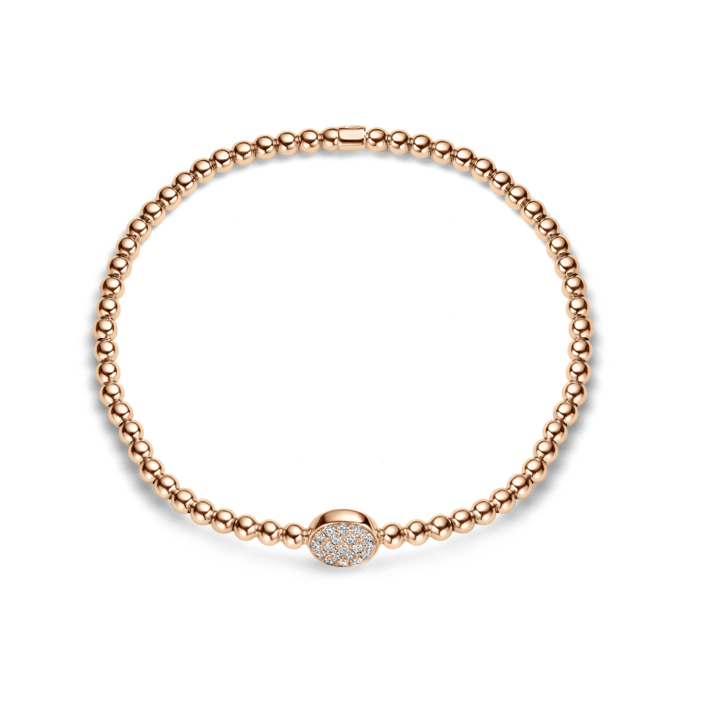 Schaap en Citroen Diamonds armband roodgoud met diamant - #4 Schaap en Citroen Diamonds armband roodgoud met diamant - #4