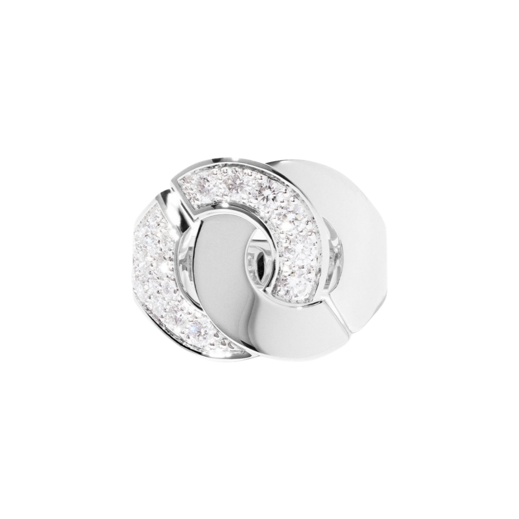 dinh van Menottes Dinh Van ring witgoud met diamant - 267304 - #3 dinh van Menottes Dinh Van ring witgoud met diamant - 267304 - #3