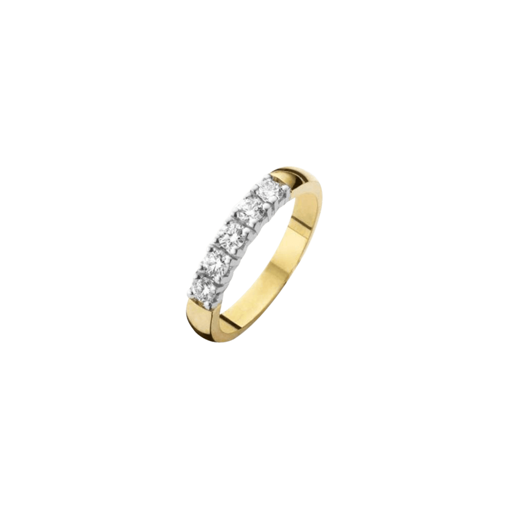 Schaap en Citroen Diamonds ring geelgoud met diamant - #2 Schaap en Citroen Diamonds ring geelgoud met diamant - #2