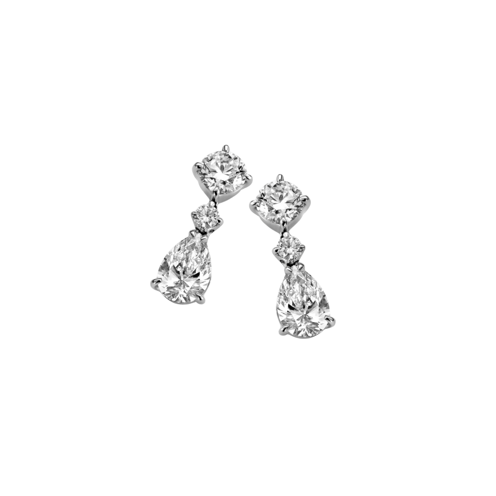 Schaap en Citroen Diamonds oorsieraad witgoud met diamant - #2 Schaap en Citroen Diamonds oorsieraad witgoud met diamant - #2