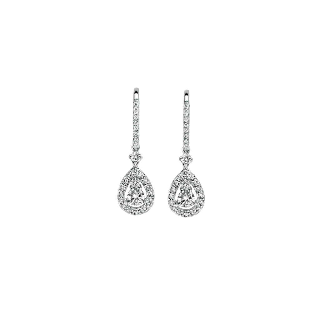 Schaap en Citroen Diamonds oorsieraad witgoud met diamant - #1 Schaap en Citroen Diamonds oorsieraad witgoud met diamant - #1