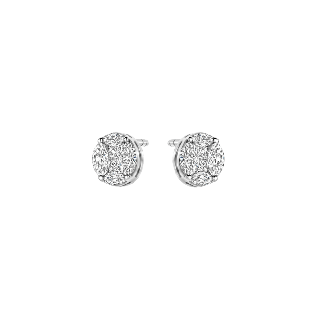 Schaap en Citroen Diamonds oorsieraad witgoud met diamant - #1 Schaap en Citroen Diamonds oorsieraad witgoud met diamant - #1