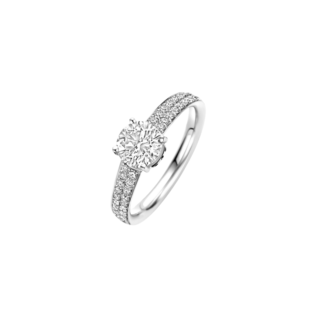 Schaap en Citroen Diamonds ring witgoud met diamant - #1 Schaap en Citroen Diamonds ring witgoud met diamant - #1