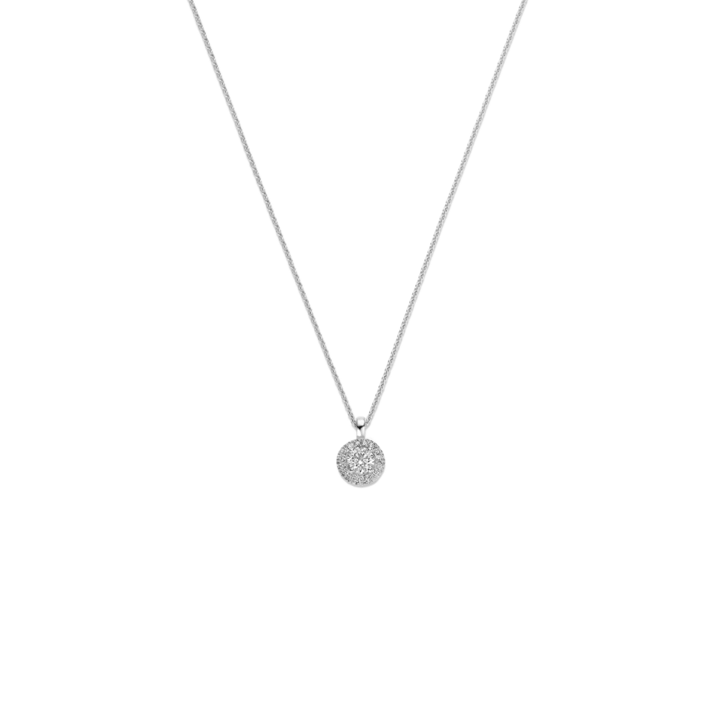 Schaap en Citroen Diamonds collier witgoud met diamant - #1 Schaap en Citroen Diamonds collier witgoud met diamant - #1