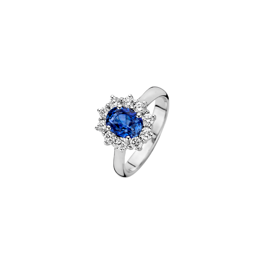 Schaap en Citroen Colours ring witgoud met diamant - #2 Schaap en Citroen Colours ring witgoud met diamant - #2