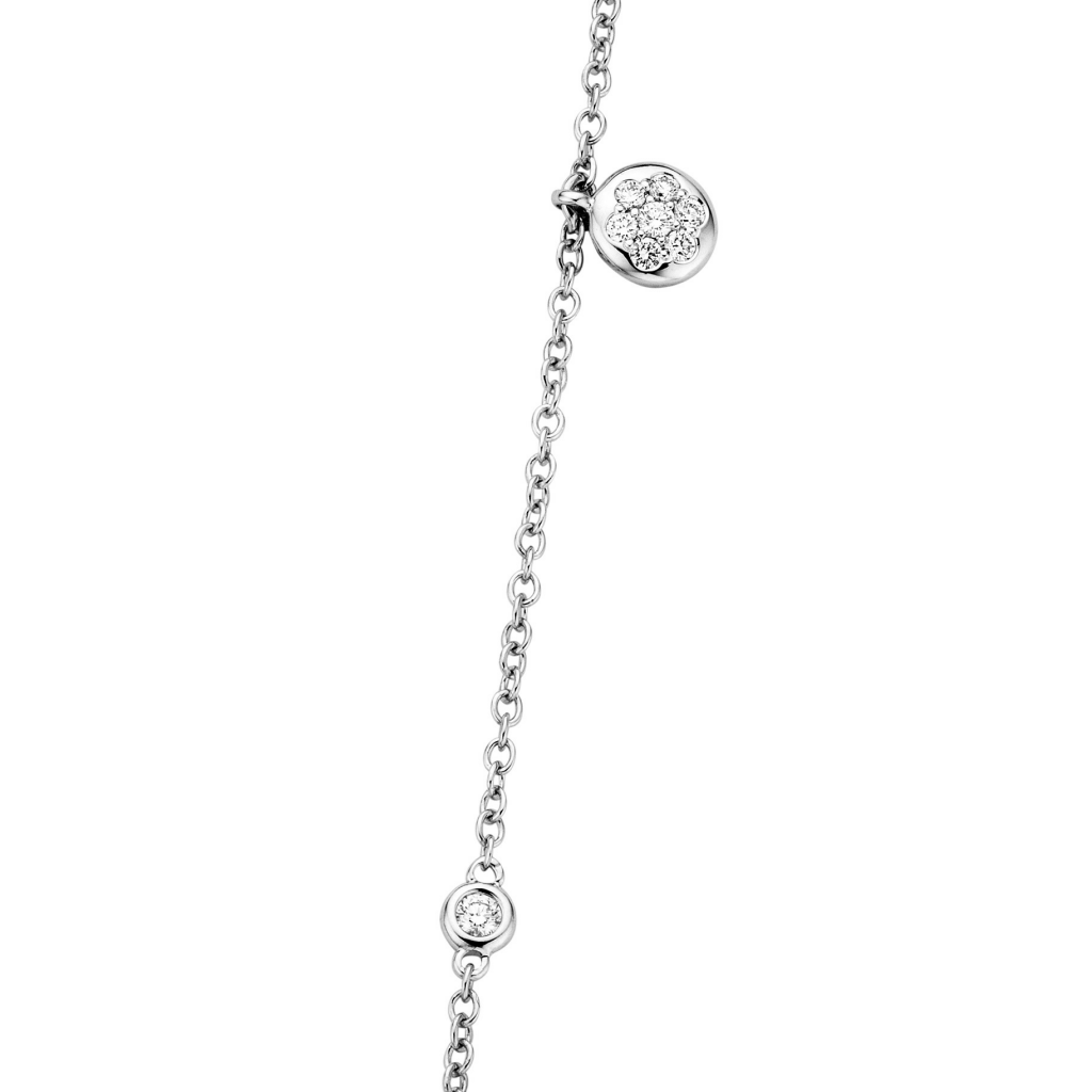 Schaap en Citroen Diamonds collier witgoud met diamant - #4 Schaap en Citroen Diamonds collier witgoud met diamant - #4
