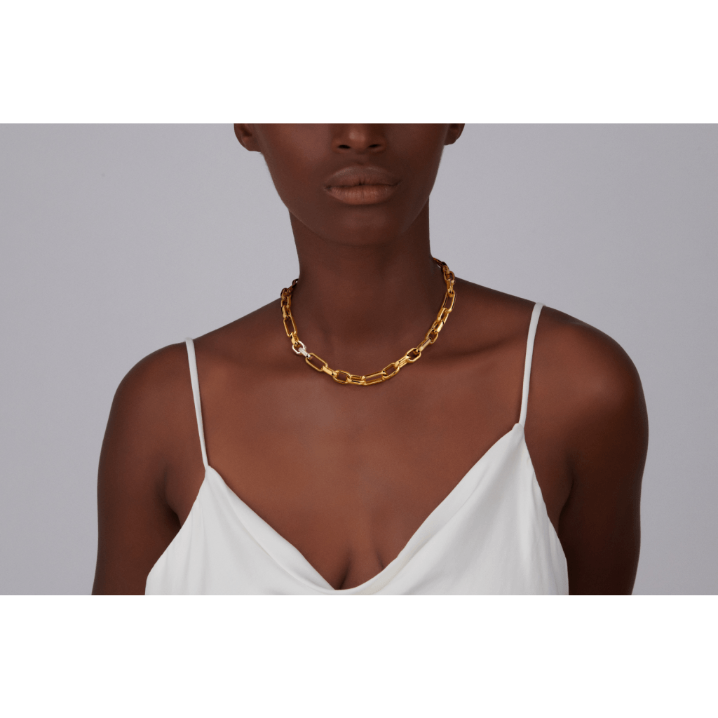 Schaap en Citroen Diamonds collier witgoud met diamant - #4 Schaap en Citroen Diamonds collier witgoud met diamant - #4