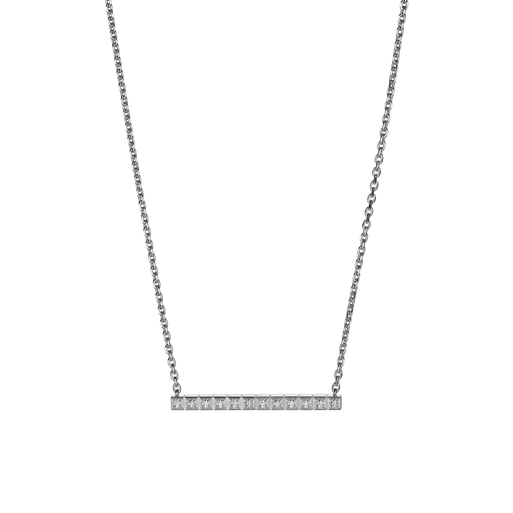 Chopard Ice Cube collier witgoud met diamant - 817702-1003 - #1 Chopard Ice Cube collier witgoud met diamant - 817702-1003 - #1