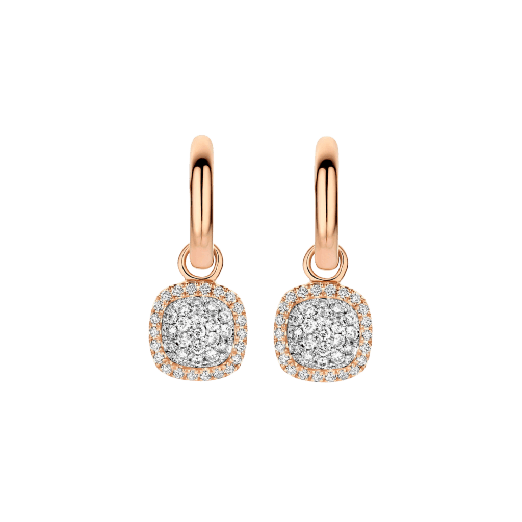 Tirisi Jewelry Milano Sweeties oorsieraad roodgoud met diamant - TE9324D(2P) - #1 Tirisi Jewelry Milano Sweeties oorsieraad roodgoud met diamant - TE9324D(2P) - #1
