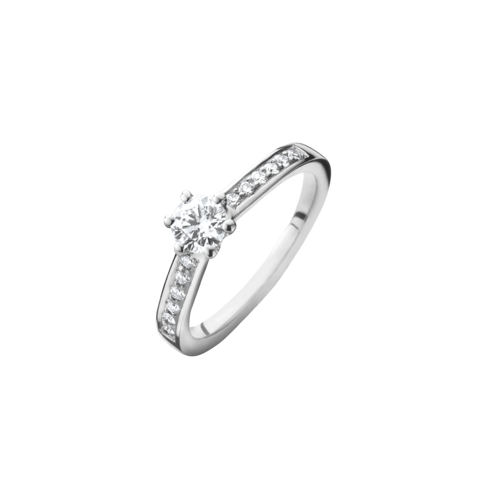 Schaap en Citroen Diamonds ring witgoud met diamant - #1 Schaap en Citroen Diamonds ring witgoud met diamant - #1