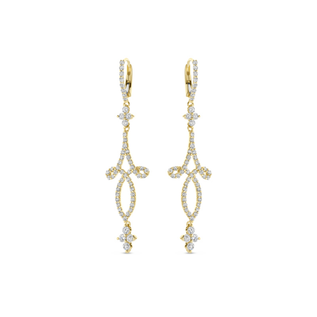 Schaap en Citroen Diamonds oorsieraad roodgoud met diamant - #2 Schaap en Citroen Diamonds oorsieraad roodgoud met diamant - #2