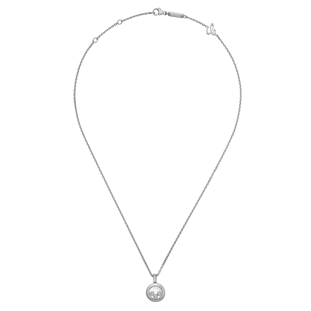 Chopard Happy Diamonds Icons Round collier witgoud met diamant - 79A018-1001 - #2 Chopard Happy Diamonds Icons Round collier witgoud met diamant - 79A018-1001 - #2