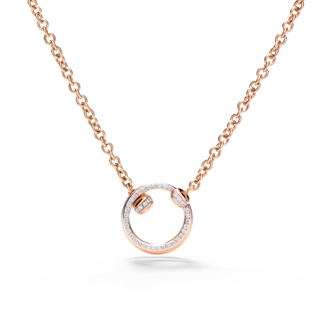 Pomellato Pomellato Together collier roodgoud met diamant - PCC4013 O7WHR DB000 - #2 Pomellato Pomellato Together collier roodgoud met diamant - PCC4013 O7WHR DB000 - #2