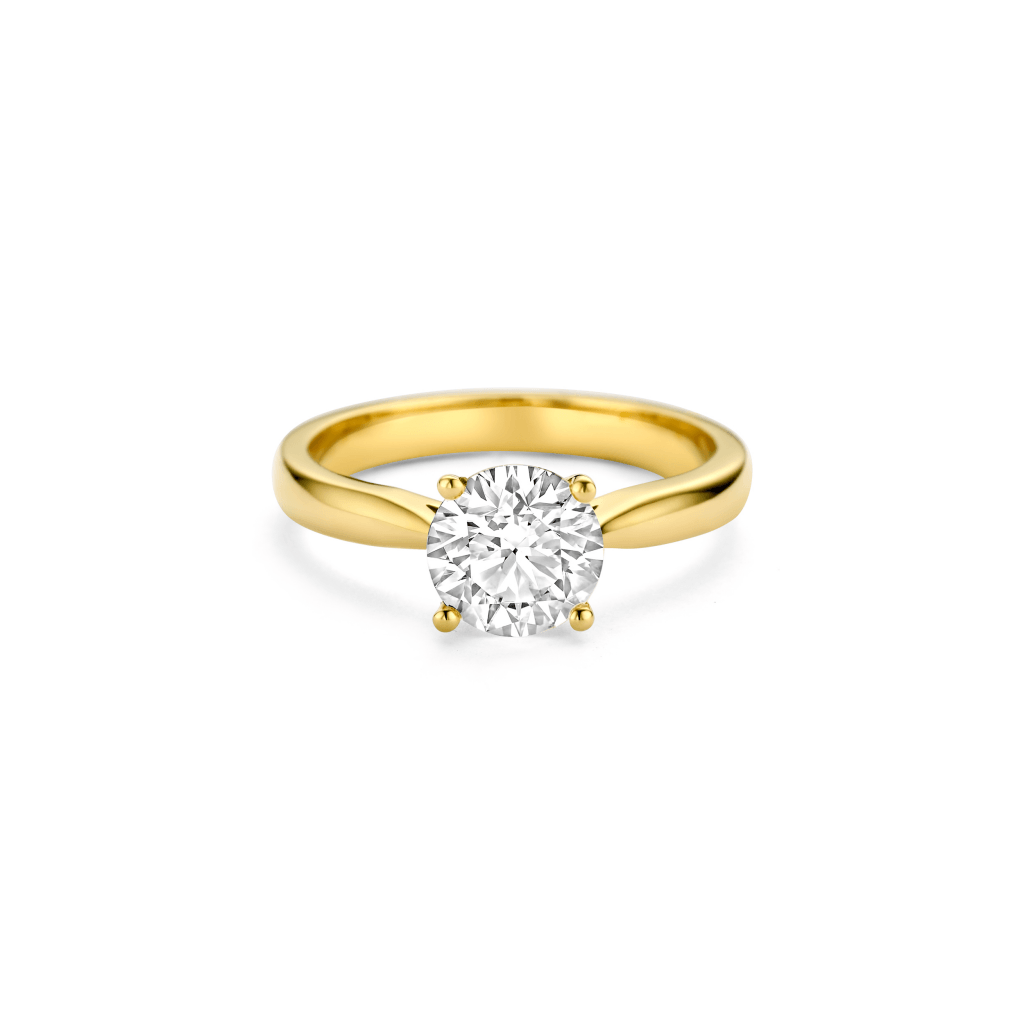 Schaap en Citroen Diamonds ring geelgoud met diamant - #5 Schaap en Citroen Diamonds ring geelgoud met diamant - #5
